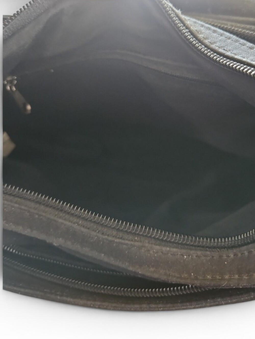 NY Collection Black Shoulder Bag with Silver Hardware - Picture 11 of 12